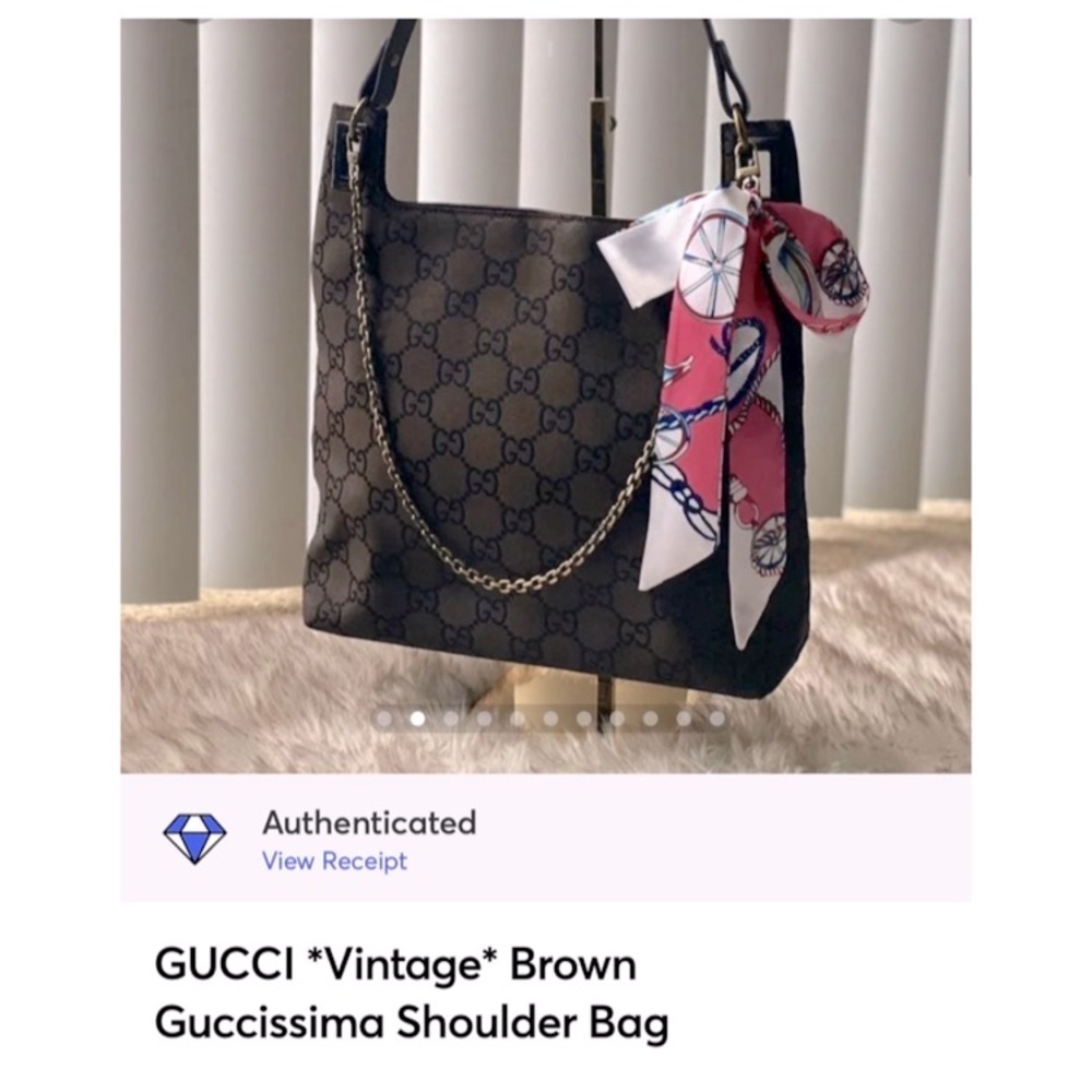 SOLD! GUCCI GUCCISSIMA SHOULDER BAG